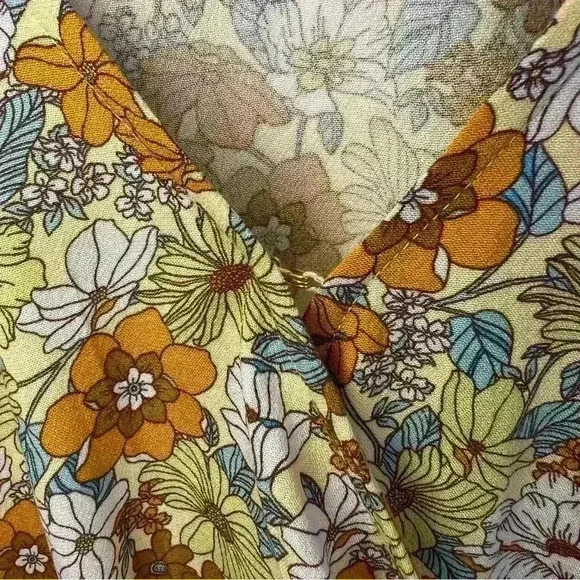 Amuse Society Women’s Daydream Woven Top Cava Size Small - Picture 8 of 16